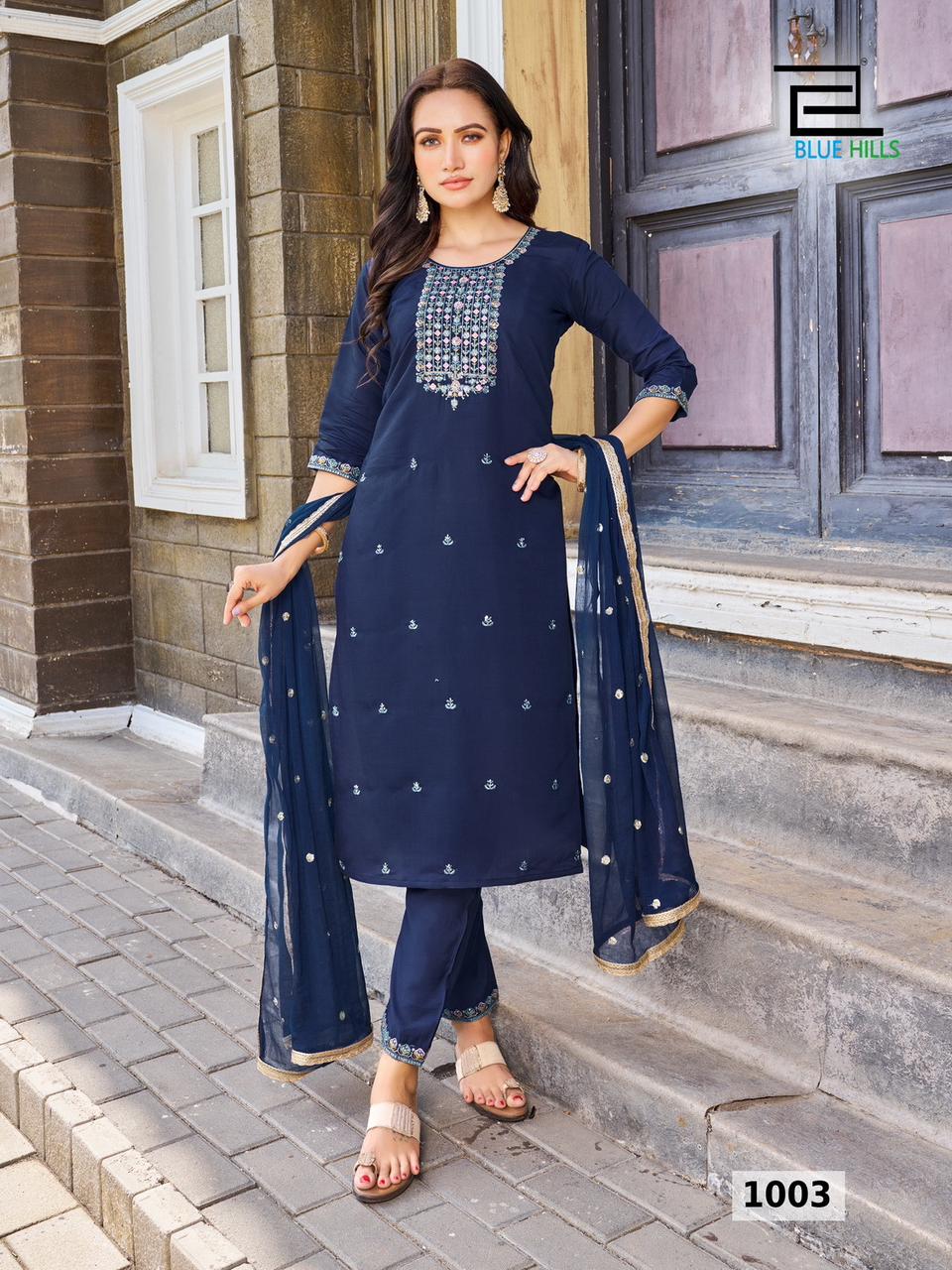 Rasmalai By Blue Hills Plus Size Readymade Suits Catalog